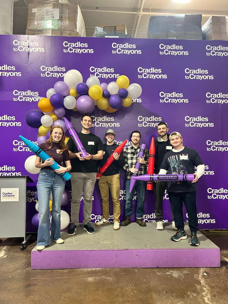 Cradles to Crayons volunteering